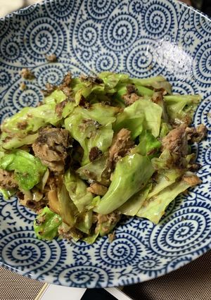 サバ缶とキャベツの中華炒め-レシピのメイン写真