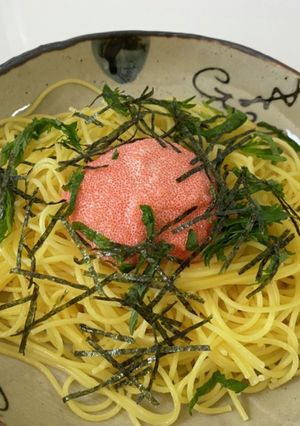 明太子スパゲティ-レシピのメイン写真