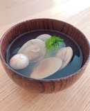 旨味たっぷり♪ はまぐりのお吸い物