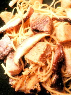 カジキと椎茸のエスニック焼きそば-レシピのメイン写真