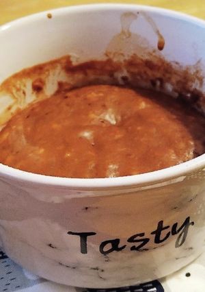 バナナとココアの一人前ケーキ-レシピのメイン写真