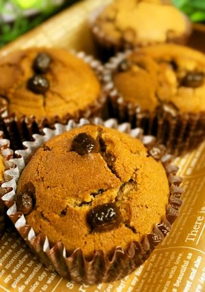 #チョコチップマフィン #週末が楽しい♪-レシピのメイン写真