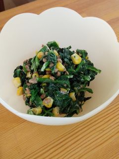 大豆ミート入りポパイサラダ-レシピのメイン写真
