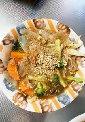 もやしブロッコリー香味たれ炒味野菜炒め-レシピのメイン写真