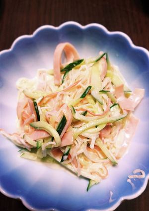 大根のつまで作るサラダ-レシピのメイン写真