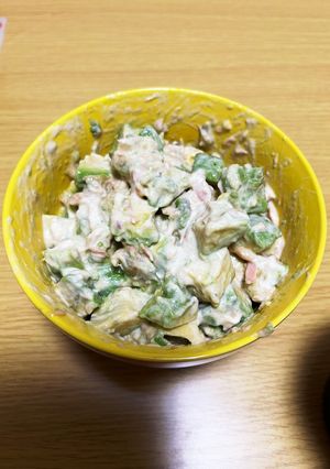 アボカドとツナの和風マヨサラダ-レシピのメイン写真