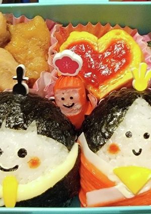 ひな祭りおにぎり弁当!-レシピのメイン写真