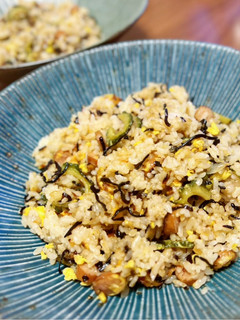 味付けは塩昆布!母のゴーヤチャーハン-レシピのメイン写真