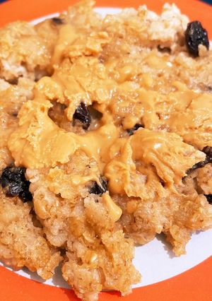 フライパンで焼く卵なしオートミールケーキ-レシピのメイン写真