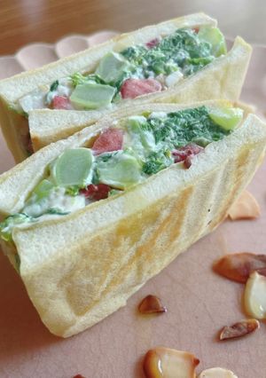 コウヤde春サンド-レシピのメイン写真