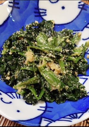 明太ほうれん草-レシピのメイン写真