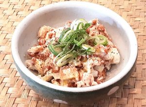 簡単♡竹輪とクリームチーズの納豆和え♡-レシピのメイン写真