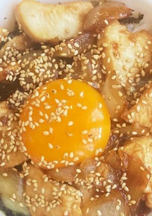 あまーい親子どーん( ´ ▽ ` )-レシピのメイン写真