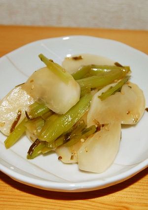 絶対ハマるよ！！カブの塩昆布和え-レシピのメイン写真
