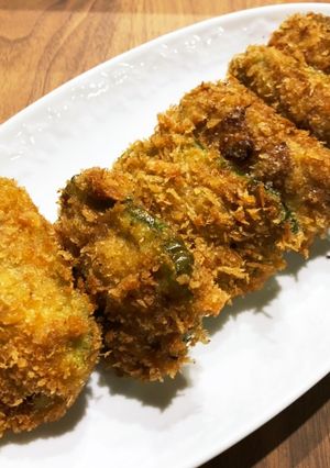 サクサク【ピーマンの肉詰めフライ】-レシピのメイン写真