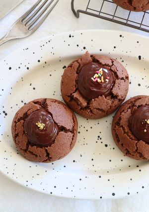 見た目もかわいいガナッシュクッキー-レシピのメイン写真