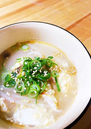 ズボラ万歳！カニカマ豆腐スープ-レシピのメイン写真