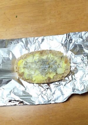 オートミール蒸しパンでタルタルしらすピザ-レシピのメイン写真