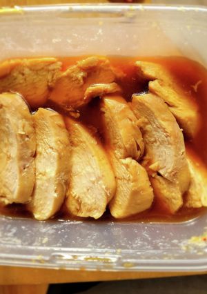 レンジで簡単鶏ムネチャーシュー-レシピのメイン写真