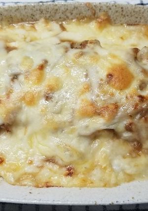長芋となめ茸の豆腐グラタン♪-レシピのメイン写真