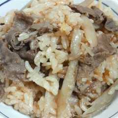 รูปของ 牛ごぼうご飯