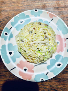 生白子としめじの卵炒飯-レシピのメイン写真