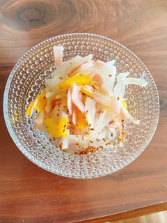 ハムと大根のマリネ-レシピのメイン写真