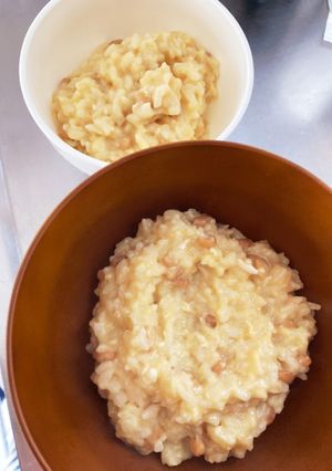 離乳食にも！ネバネバしない納豆卵ご飯-レシピのメイン写真