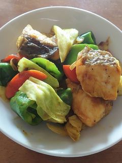 白身魚のカレー炒め-レシピのメイン写真