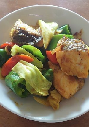白身魚のカレー炒め-レシピのメイン写真