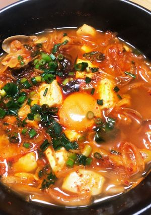 韓国ドラマ好きのスンドゥブチゲ-レシピのメイン写真