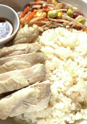 カオマンガイde炊飯器-レシピのメイン写真