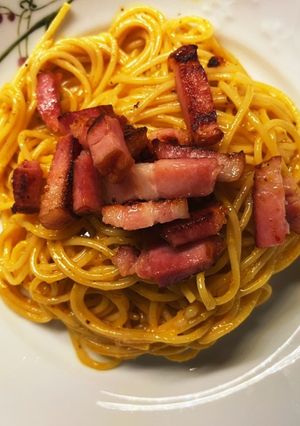 たっぷりベーコンの★本格カルボナーラ-レシピのメイン写真