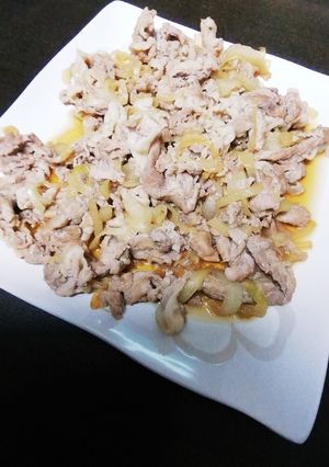 簡単たっぷり豚の生姜焼き-レシピのメイン写真