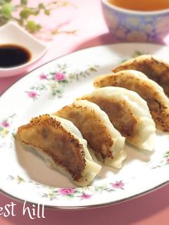 【味はエビニラ饅頭!】エビニラ焼き餃子-レシピのメイン写真