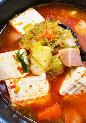 簡単！キャベツの四川風スープ-レシピのメイン写真
