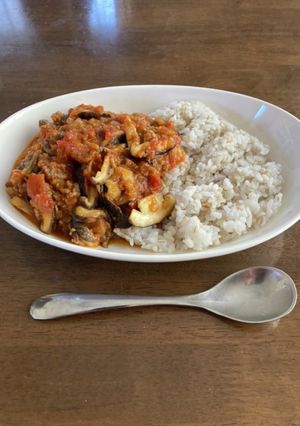 中華風しいたけキーマカレー-レシピのメイン写真