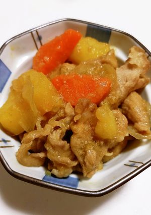 フライパンで作る！簡単豚こま肉じゃが-レシピのメイン写真