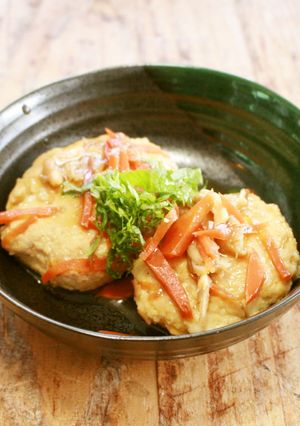 ふっくら♪豆腐ハンバーグ-レシピのメイン写真