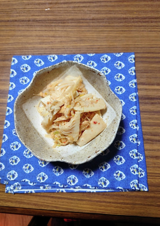 ヨウサマの減塩筍の白味噌和え-レシピのメイン写真