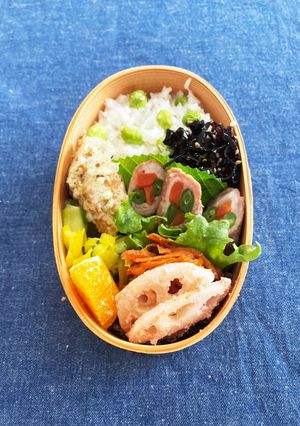 私のお弁当③れんこんのたらこ和え-レシピのメイン写真