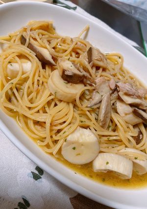 エリンギのバターパスタ-レシピのメイン写真