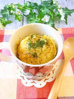 オートミールのお食事マグカップ蒸しパン-レシピのメイン写真