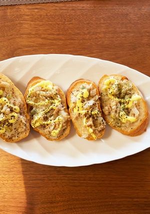 休日の朝ごはん★ツナフランス-レシピのメイン写真