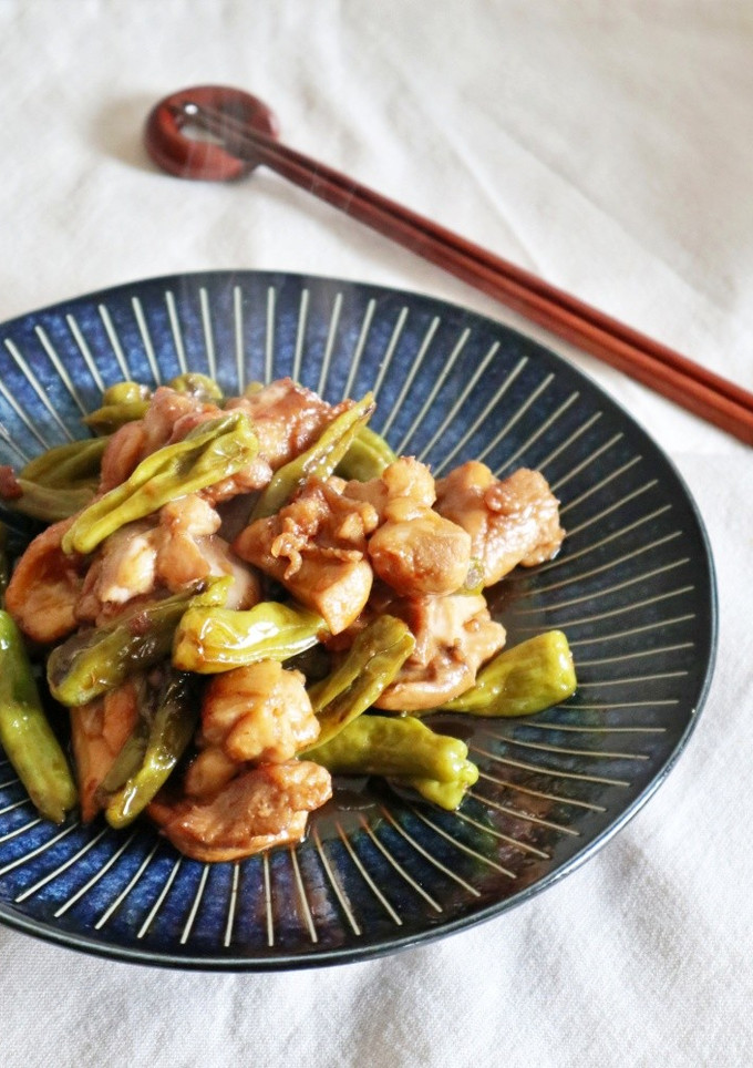 ししとうと鶏もも肉の甘酢炒め-レシピのメイン写真