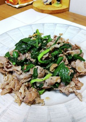 おいしい時短！ご飯ガッツリ！豚ニラ炒め-レシピのメイン写真