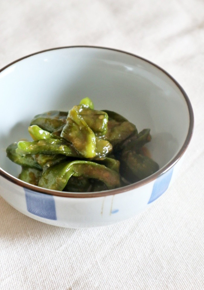 レンジで簡単♪ししとうのごま味噌和え-レシピのメイン写真