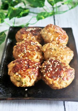 一口大葉豆腐ハンバーグのポン酢照り-レシピのメイン写真