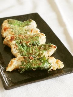 鶏むね肉でごま味噌しそ巻きスティック-レシピのメイン写真