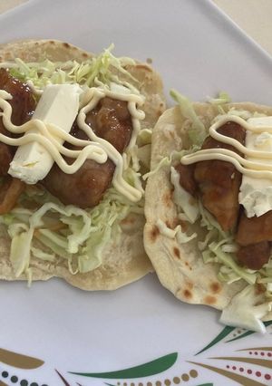 照焼チキンとクリームチーズのトルティーヤ-レシピのメイン写真